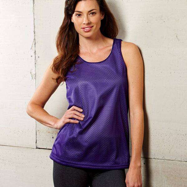 Ladies' Reversible Mesh Tank Thumbnail